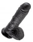 King Cock 8 Inches Cock Balls Black Sex Toy Product