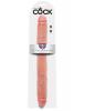 Thick Double Dildo 16 inch - Beige Sex Toy Product Image 3