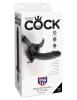 King Cock Strap On Harness 9 inches Dildo Black  Sex Toy Product Image 3
