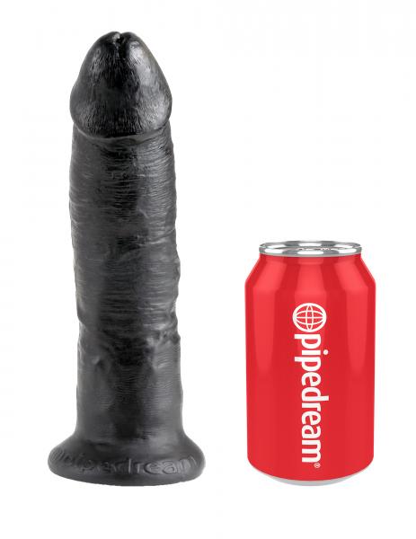 King Cock Strap On Harness 9 inches Dildo Black  Sex Toy Product