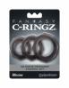 Fantasy C Ringz Silicone Designer Stamina Set Black Sex Toy Product Image 2