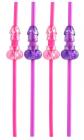 Bachelorette Bendable Dicky Straws