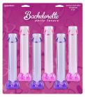 Bachelorette Pecker Test Tube Shotglass 6Pc