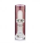 Perfect Fit Fat Boy Checker Box Sheath 7.5in Clear Sex Toy Product