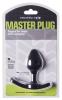 Strap On Master Butt Plug Small Black Sex Toy Product Image 2