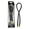 Bolo C-Ring Lasso Gold Crown Bead Silicone Black Sex Toy Product Image 2