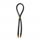 Bolo C-Ring Lasso Gold Crown Bead Silicone Black Sex Toy Product