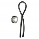 Bolo Silicone Lasso Ring Black Gems Bead Black Sex Toy Product