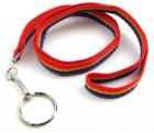 Gaysentials Rainbow Nylon Lanyard with Key Ring Sex Toy Product