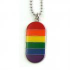 Gaysentials Rainbow I.d. Tag Necklace Sex Toy Product