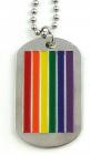 Gaysentials Rainbow Dog Tag Necklace Sex Toy Product