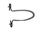 M2M Nipple Clamps Small Plier Black With Chain Sex Toy Product