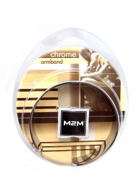 M2M Armband Steel Medium Chrome Sex Toy Product