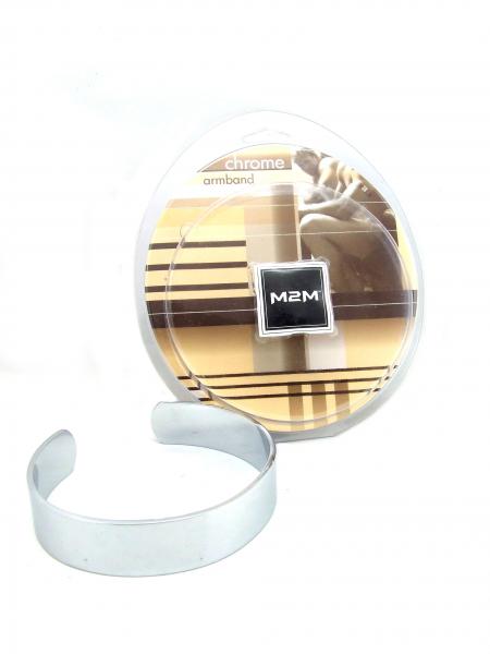 M2M Armband Steel Medium Chrome Sex Toy Product