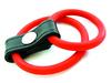 Cock Ring Dbl Ringer Nitrile Red
