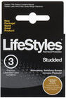 Lifestyles Studded 3 Pack