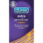 Durex Extra Sensitive Ribbed 12 Pack