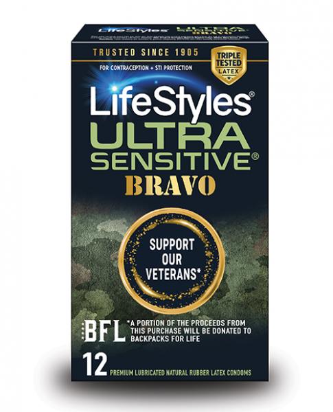 Lifestyles Ultra Sensitive Bravo 12pk Sex Toy Product