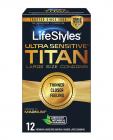 Lifestyles Ultra Sensitive Titan 12pk Sex Toy Product