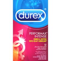 Durex Latex Condoms Performax Intense 12 Pack Sex Toy Product