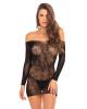 Open Season Off Shoulder Dress Black 3x4x Sex Toy Product Image 1