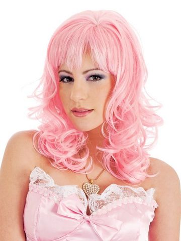 Reaction Shoulder Length Layer Red Wig