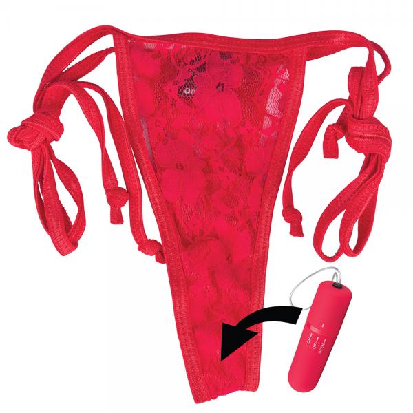 My Secret Remote Control Vibrating Panty Red O/S  Sex Toy Product