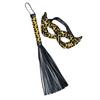 Leopard Eye Mask and Whip Gold