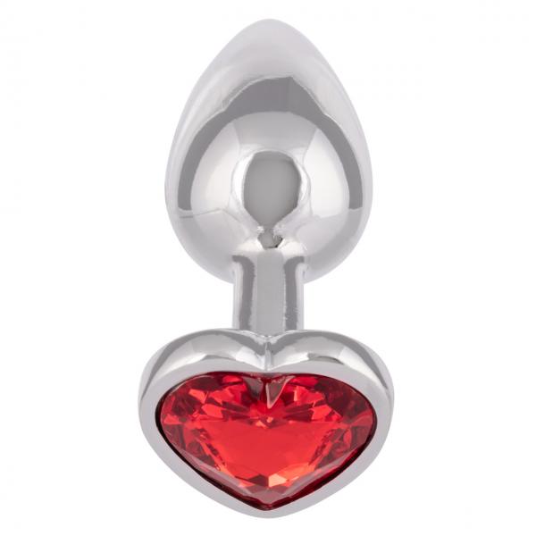 Jewel Small Ruby Heart Plug Sex Toy Product
