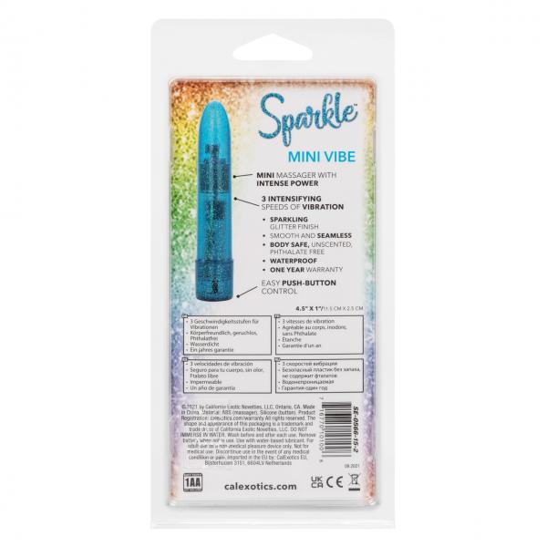 Sparkle Mini Vibe Blue Sex Toy Product
