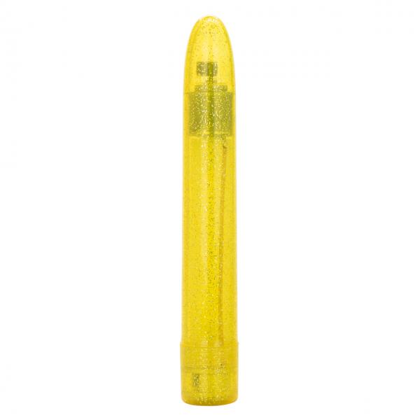 Sparkle Slim Vibe Yellow Sex Toy Product