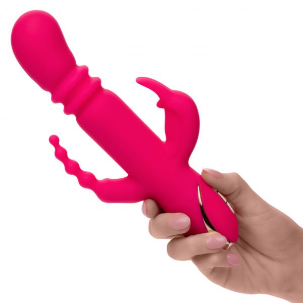 Jack Rabbit Signature Heated Triple Fantasy Rabbit Sex Toy Product