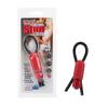 Stud Lasso Vibrating Silicone Red