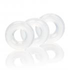Set Of 3 Silicone Stacker Rings Clear Sex Toy Product