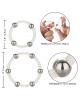 Steel Beaded Silicone Ring Set Sex Toy Product Image 4