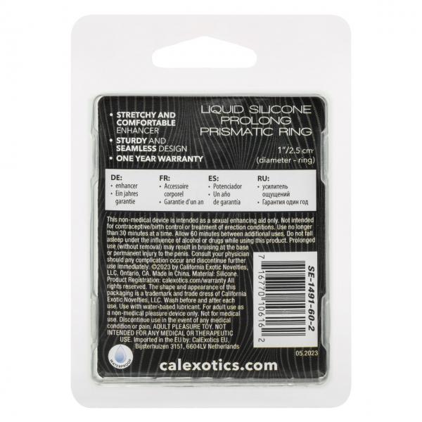 Alpha Liquid Silicone Prolong Prismatic Ring Sex Toy Product