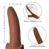 Original Accommodator Latex Dong Brown Sex Toy Product Image 4
