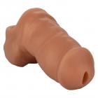 Packer Gear Ultra Soft Brown Stand To Pee Hollow Packer Sex Toy Product