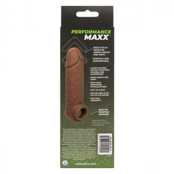 Performance Maxx Life-like Extension 7in Brown Sex Toy Product