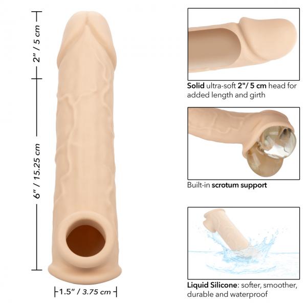 Performance Maxx Life-like Extension 8in Ivory Sex Toy Product