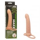 Performance Maxx Ribbed Dual Penetrator Ivory Sex Toy Product
