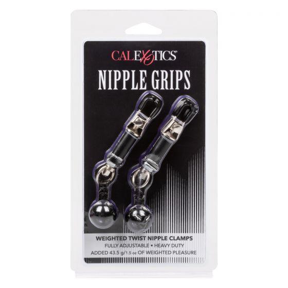 Nipple Grips Weighted Twist Nipple Clamps Sex Toy Product