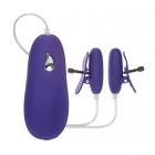 Advanced Vibrating Heated Nipple Teasers Purple Sex Toy Product