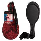 Scandal Round Double Paddle Black Sex Toy Product