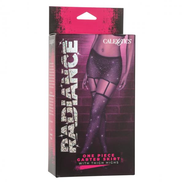 Radiance 1pc Garter Skirt W/ Thigh Highs Sex Toy Product