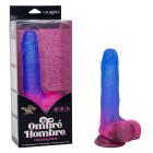 Naughty Bits Ombre Hombre Vibrating Dildo Sex Toy Product