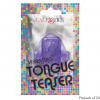 Foil Pack Vibrating Tongue Teaser Purple 24pk Sex Toy Product Image 3