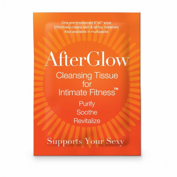 Afterglow Single Cleansing Tissue Sex Toy Product