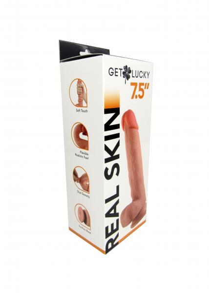 Shibari Get Lucky 7.5 Real Skin Light Brown " Sex Toy Product