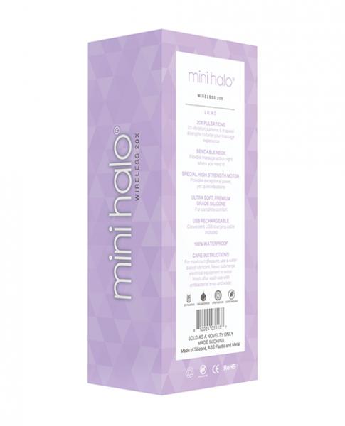 Mini Halo Lilac Wand Rechargeable Sex Toy Product